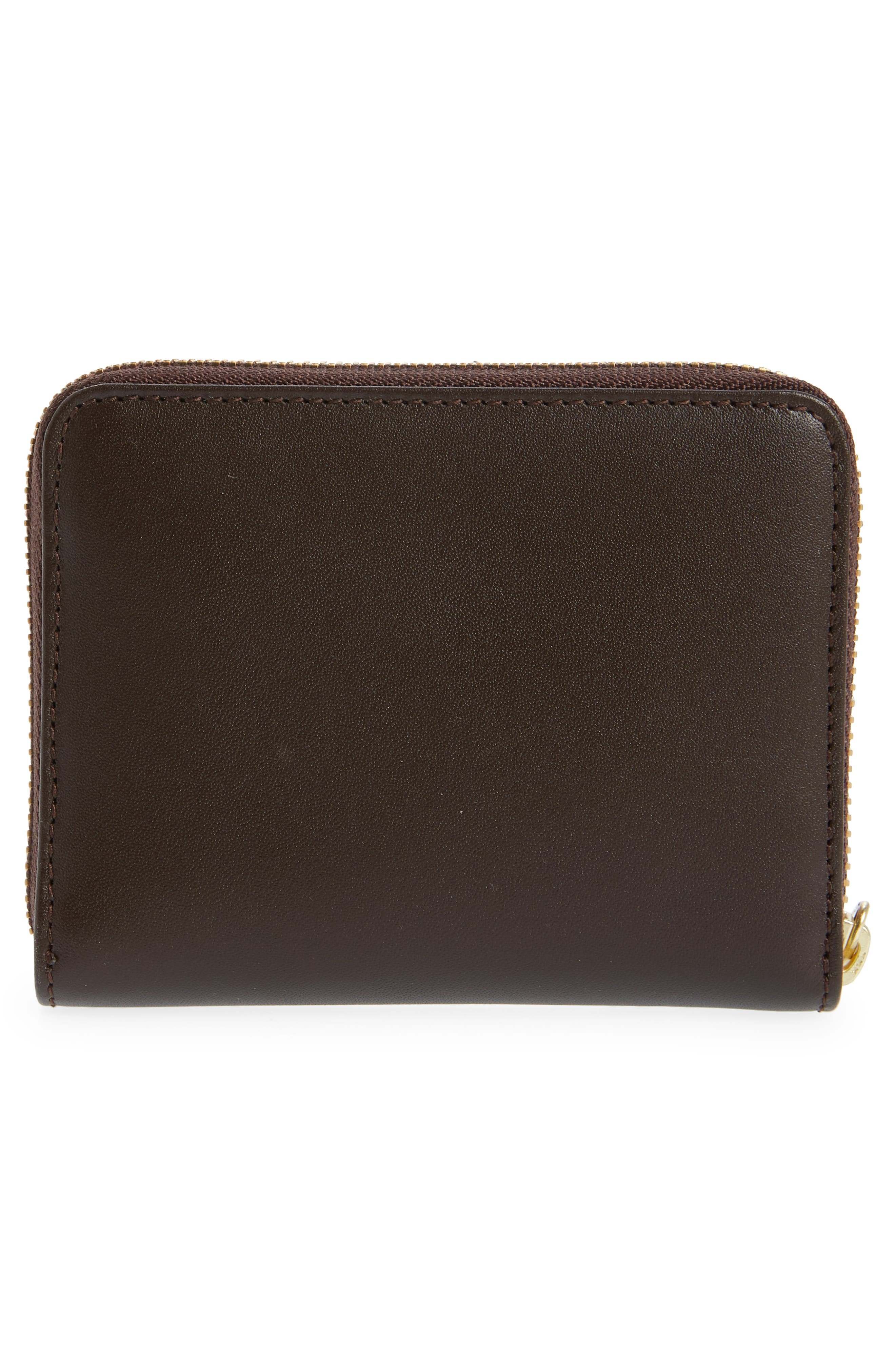 Comme des Garçons Wallets Classic Leather Zip Accordion Wallet in Brown at Nordstrom - 4