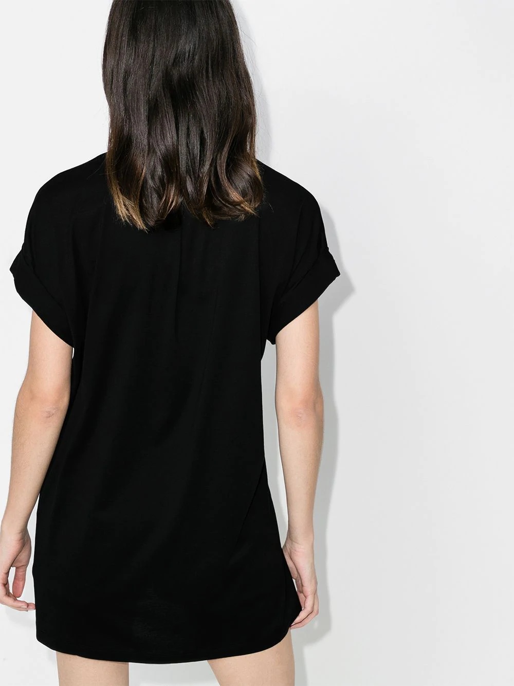 Medusa safety-pin detail T-shirt dress - 3