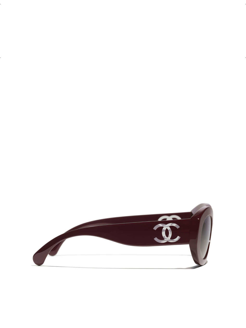 CH5528 Oval-Frame Acetate Sunglasses - 3