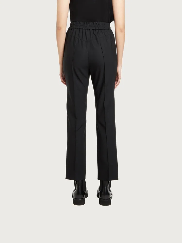 TROUSERS WITH ELASTICATED WAIST - 3