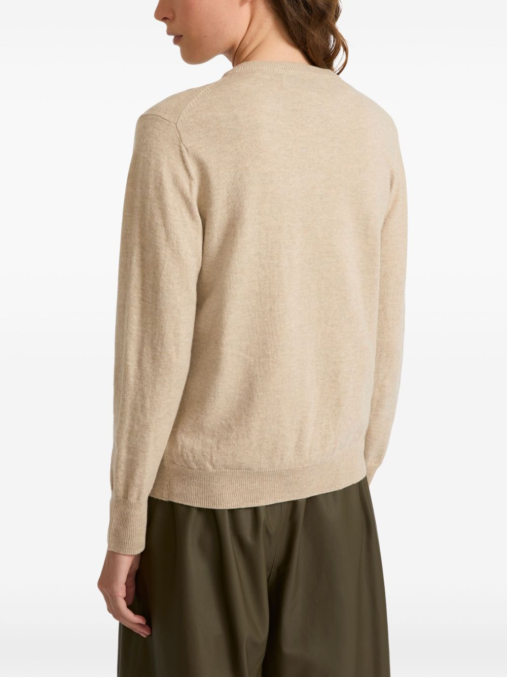 fine-ribbed cardigan - 4