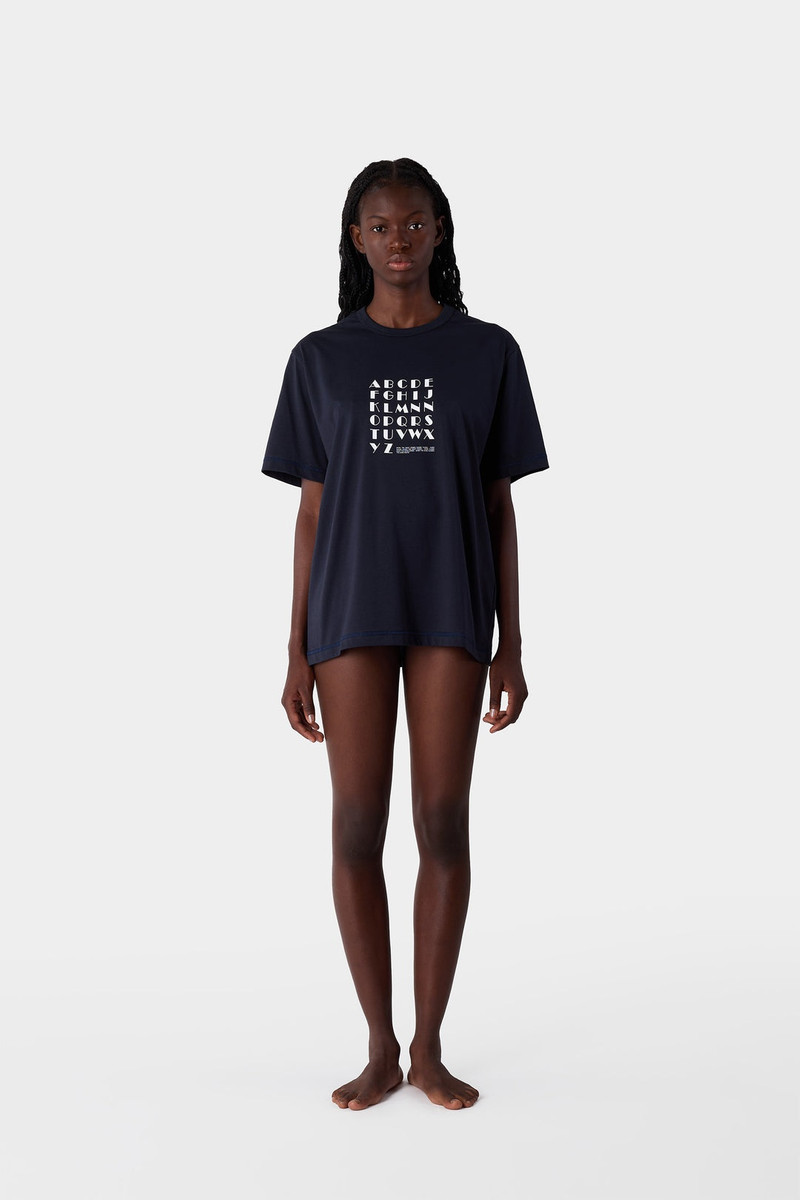 GLOW-IN-THE-DARK CLASSIC T-SHIRT / blue SUNNEI 4