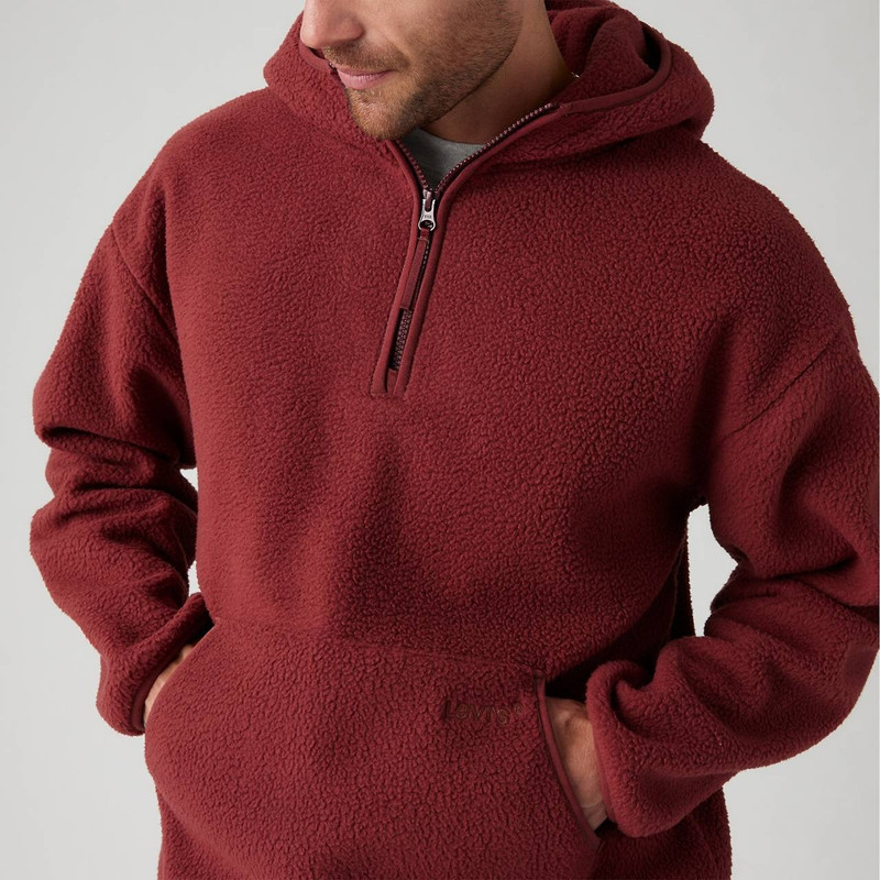HOODED SHERPA PULLOVER 5