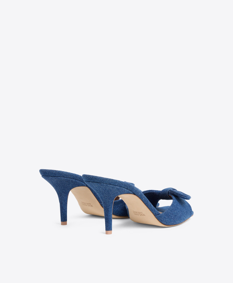 Vargas 70 Blue Denim Heeled Sandals 3