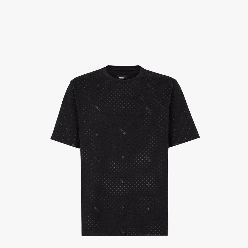 Black jersey T-shirt 1