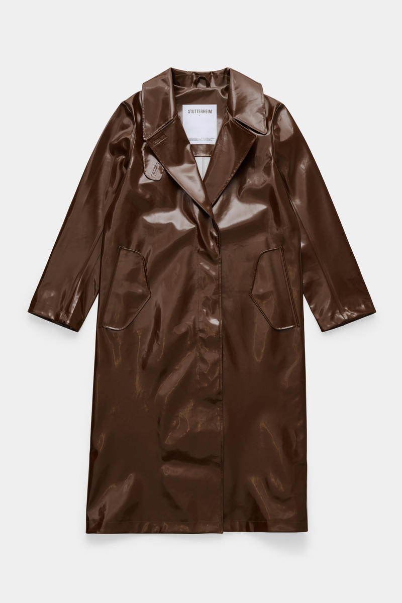 Wayfair Opal Trench Coat Dark Brown 1