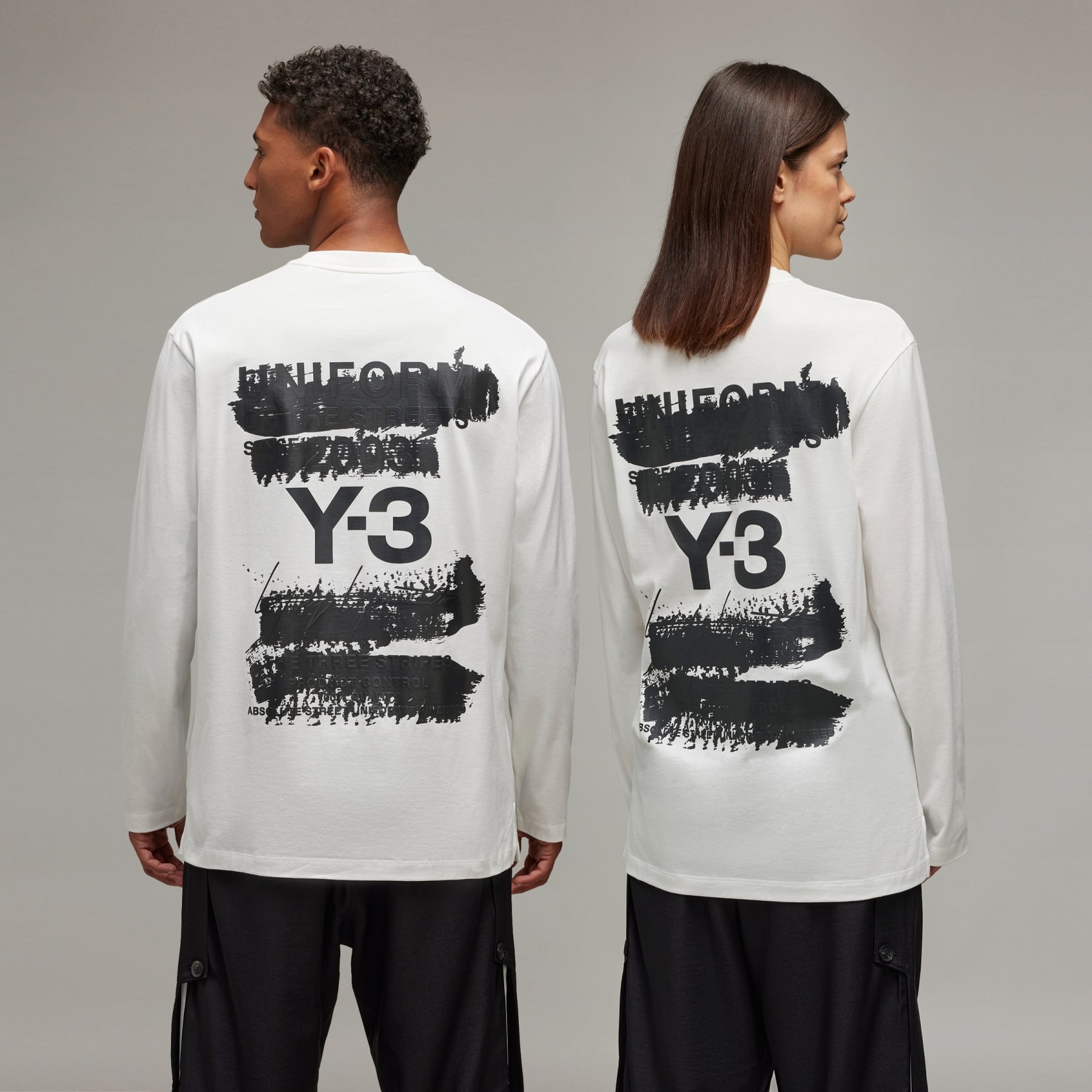 Y-3 Graphic Long Sleeve Tee - 4