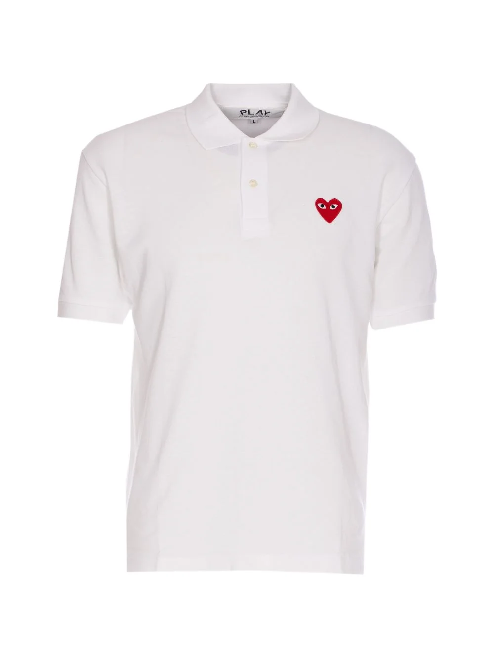 heart-patch polo shirt - 1