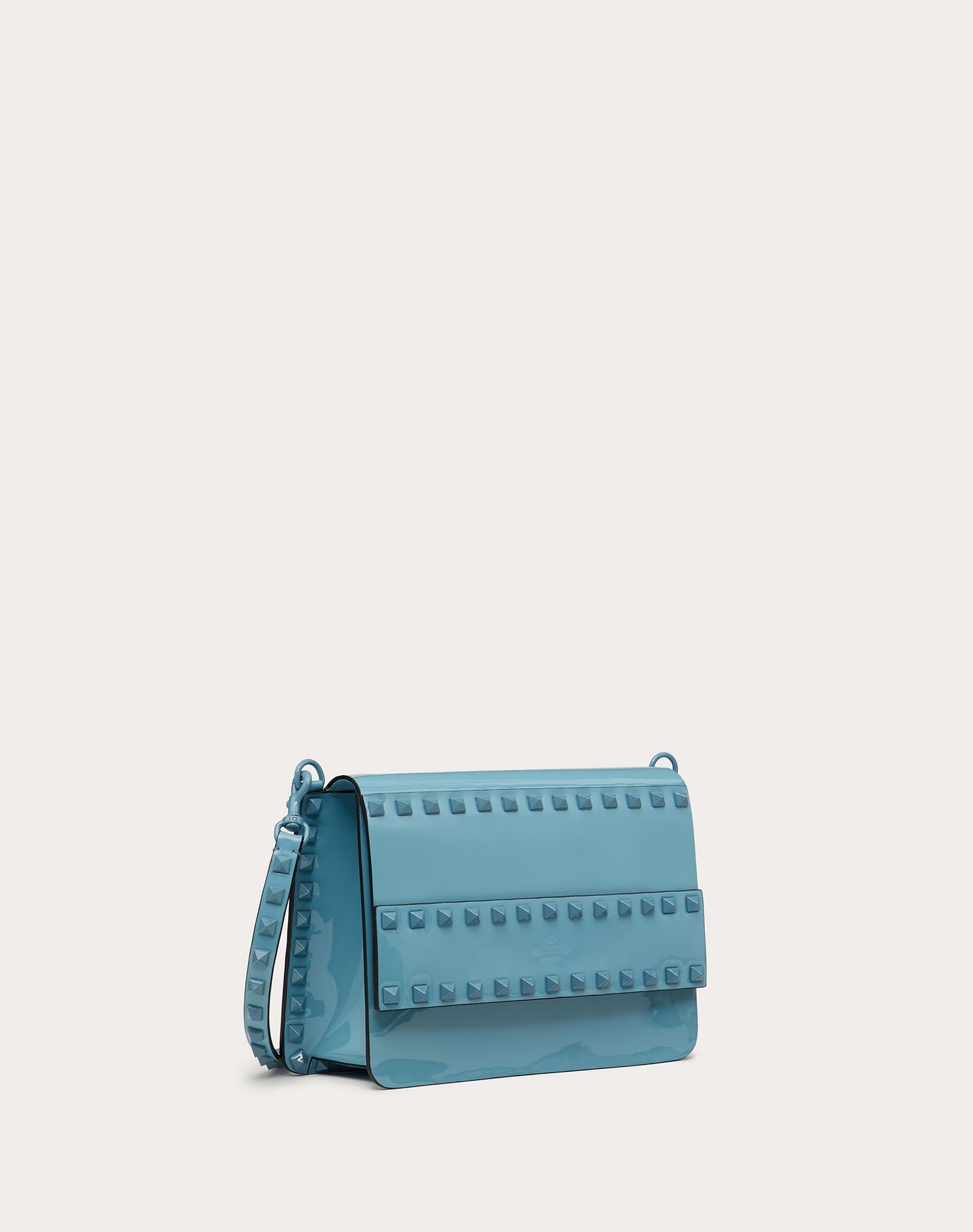 Small Rockstud Patent Leather Crossbody Bag - 2