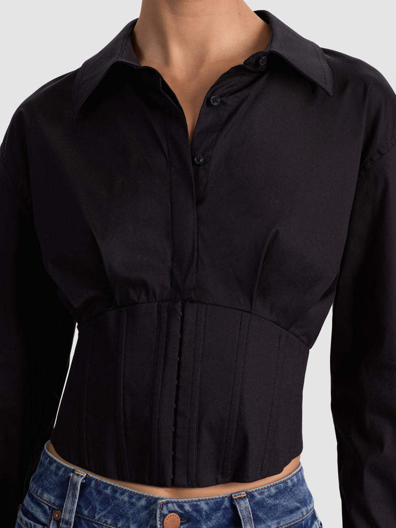EDIE CORSET BUTTON DOWN 5