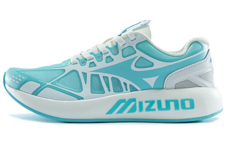 (WMNS) Mizuno PI Mono Sneakers Blue/White D1GH201205 - 2