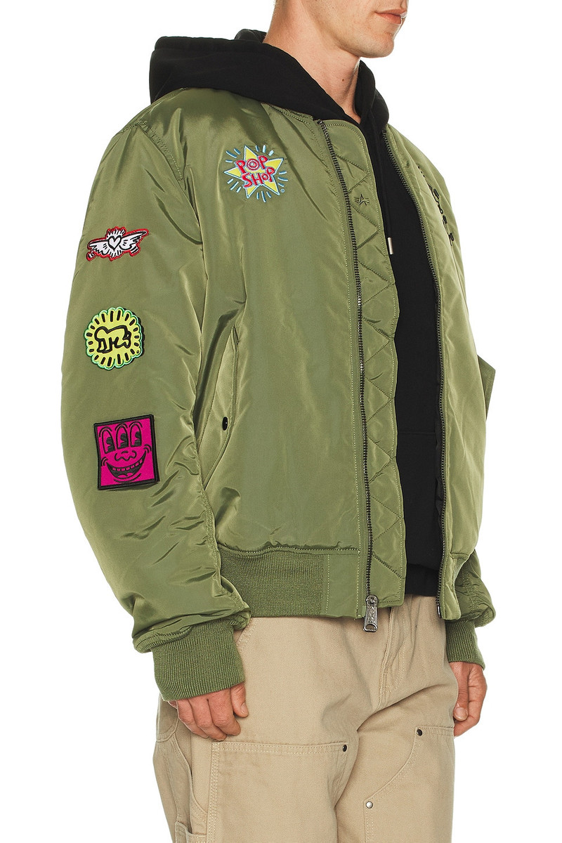 ALPHA INDUSTRIES x Keith Haring MA-1 Reversible Jacket outlook