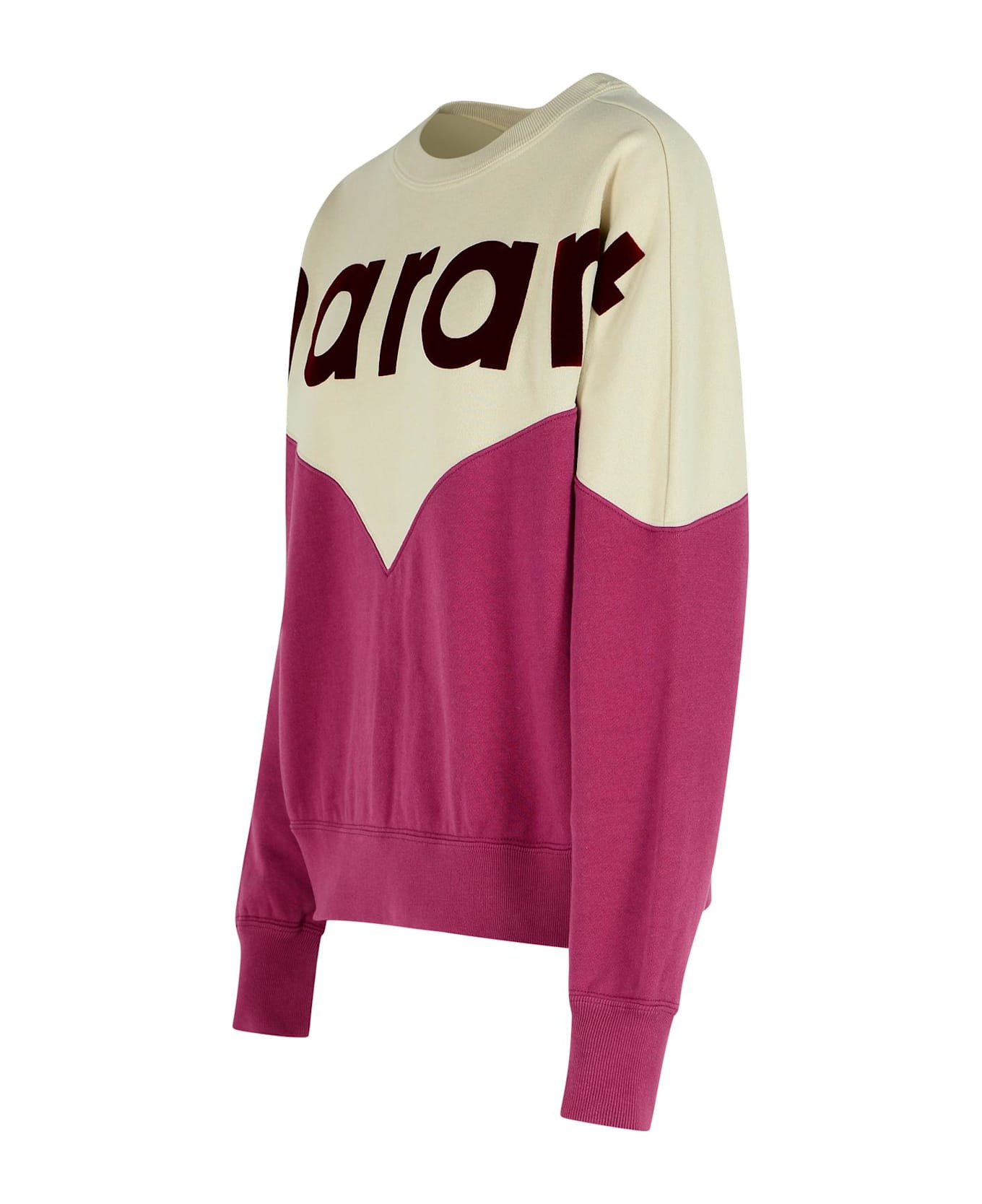 'houston' Sweatshirt In A Grape-and-eye Cotton Blend - 2