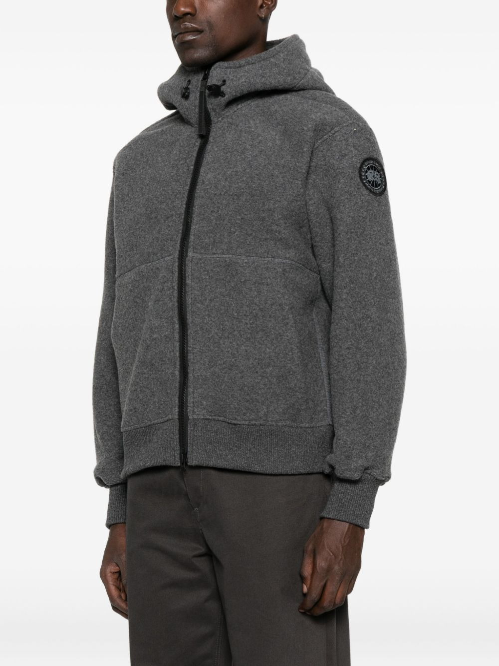 hooded bomber jacket - 3