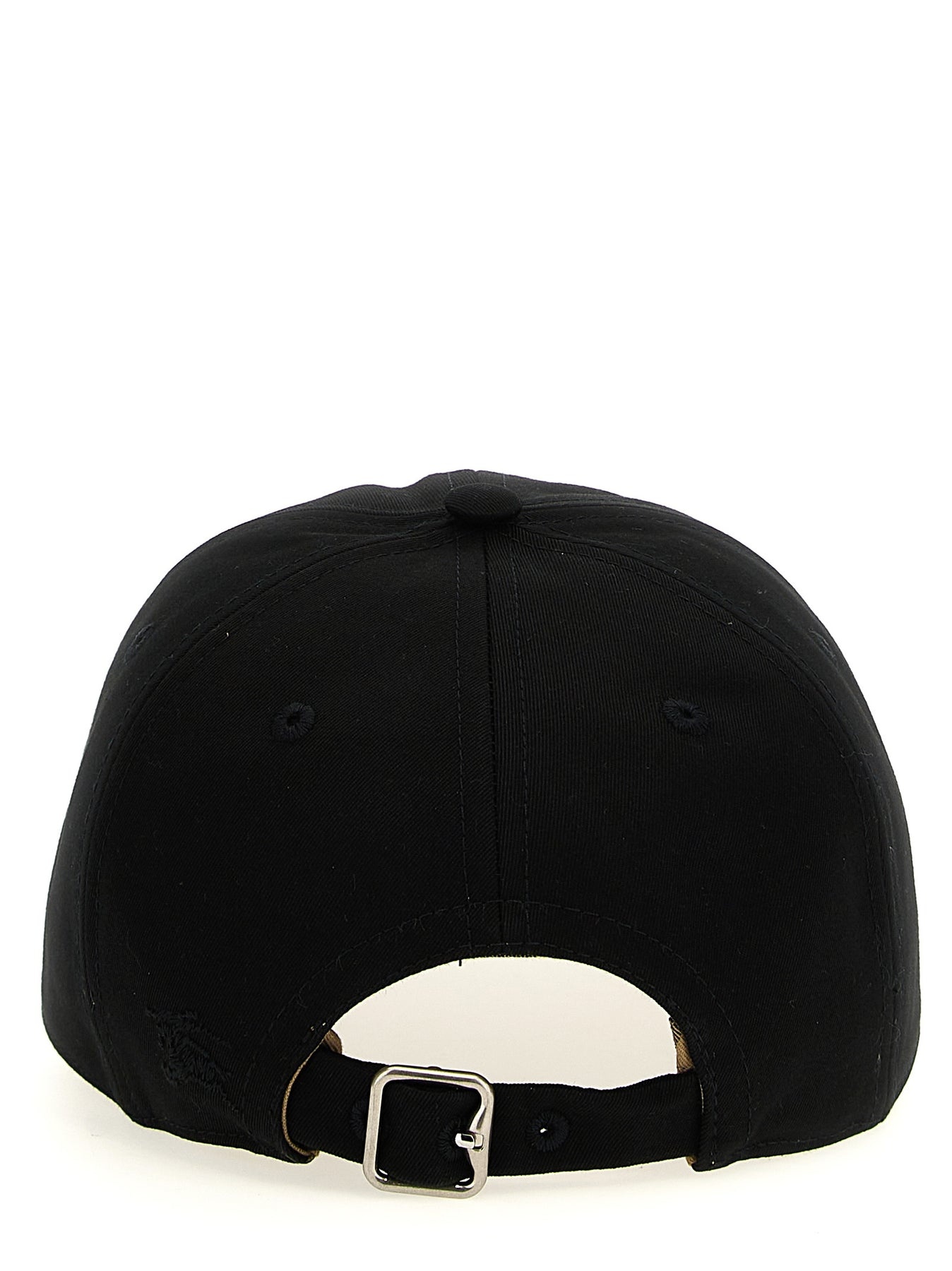 Check Print Inner Cap Hats Black - 3