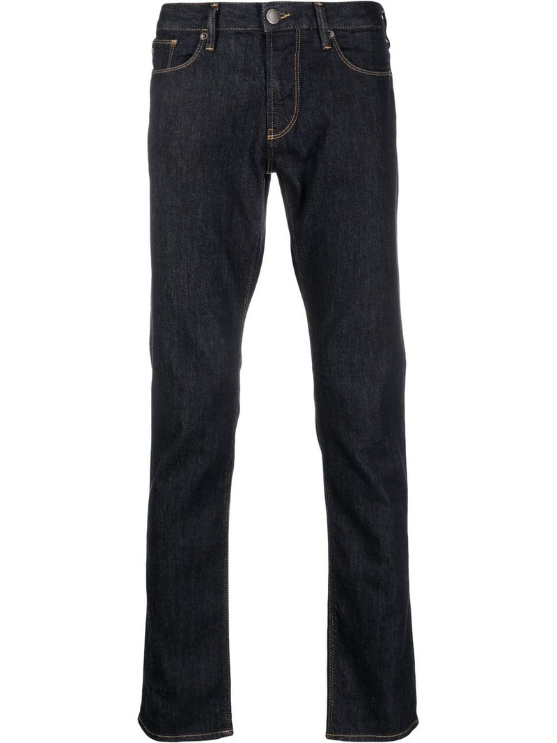 mid-rise slim-fit jeans 1