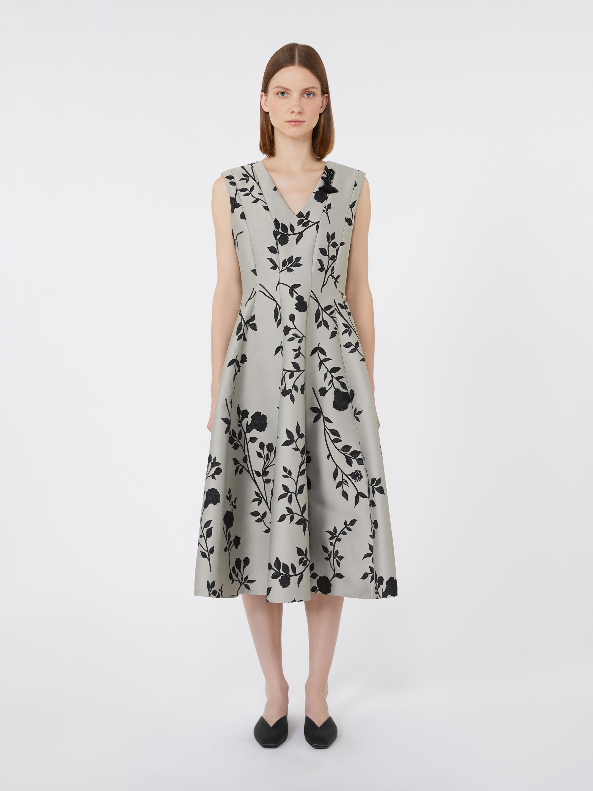 CLEA Cotton-blend jacquard dress - 3