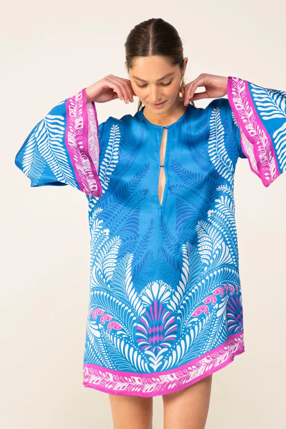 Mini Dress Gia - Blue Oolong - 1