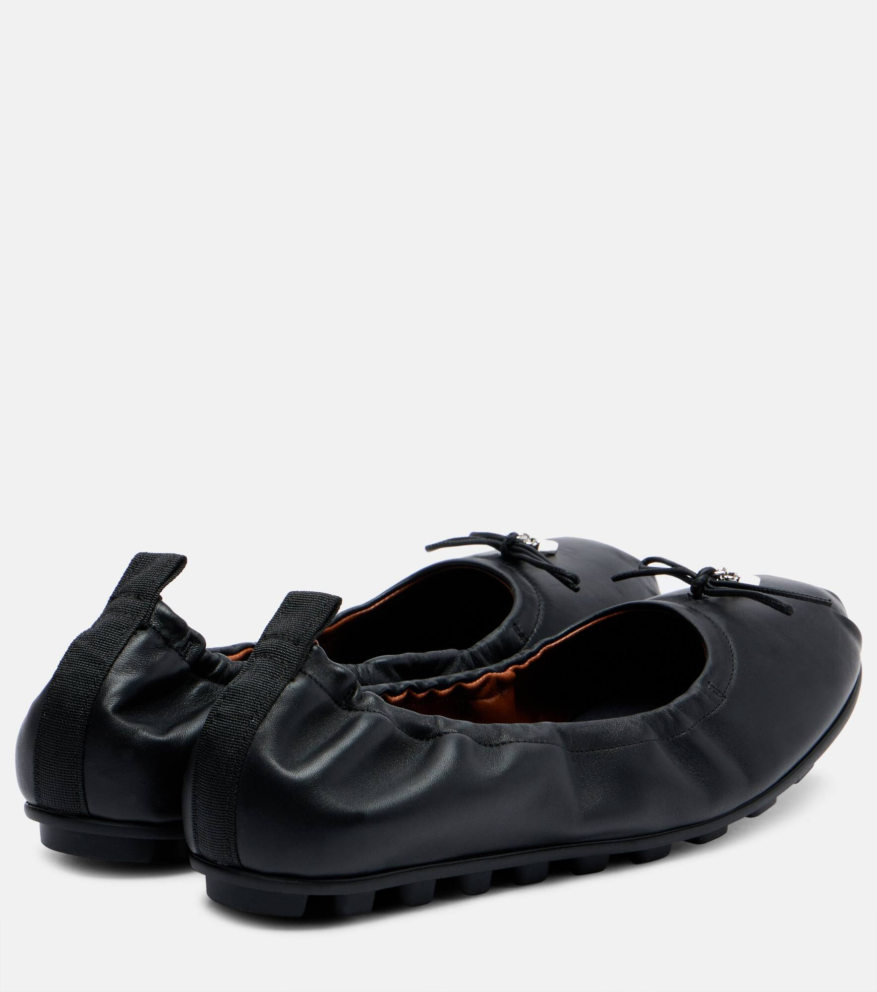 Hogan Olympia leather ballerina flats - 2