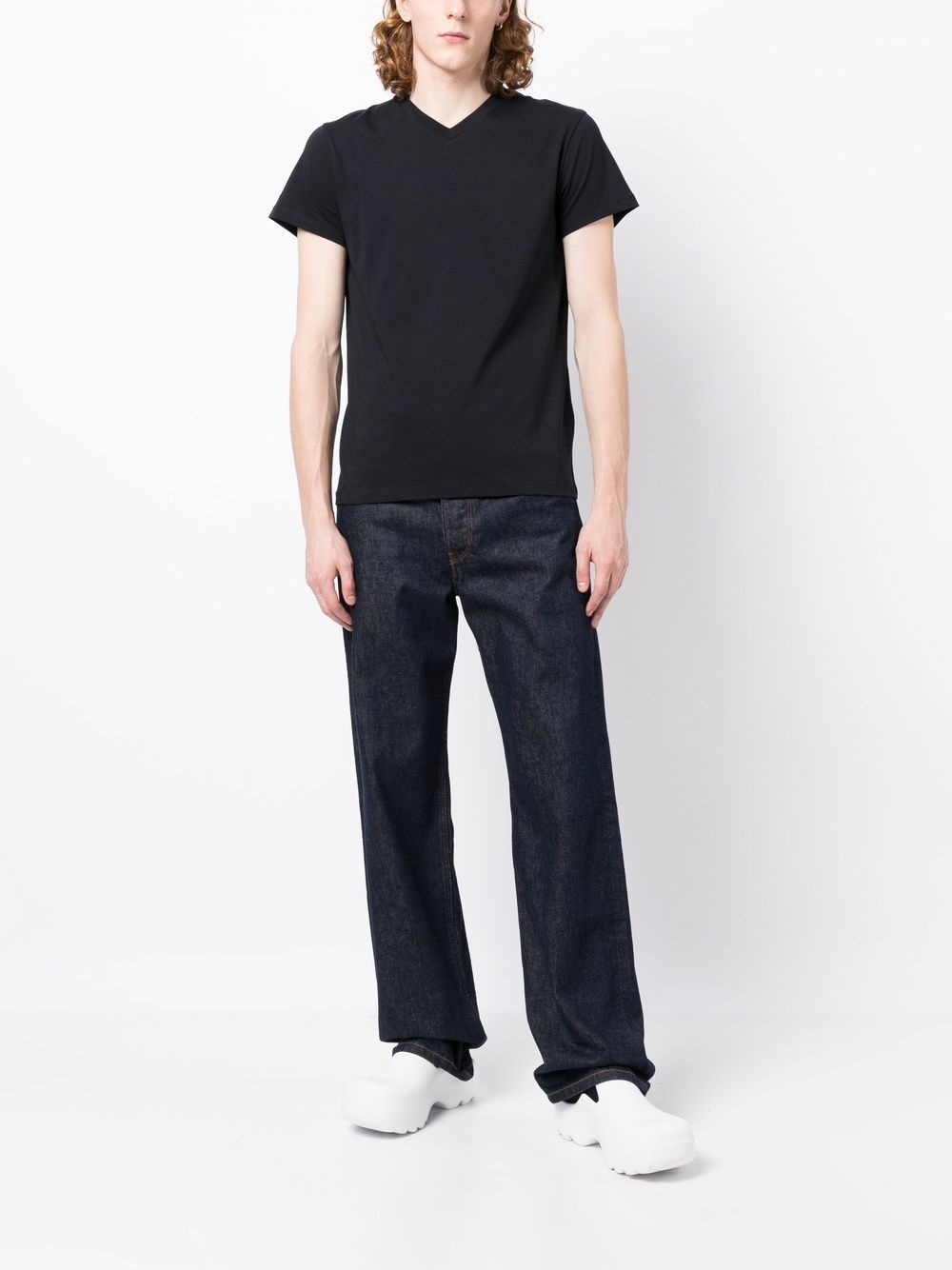 V-neck short-sleeved T-shirt - 2