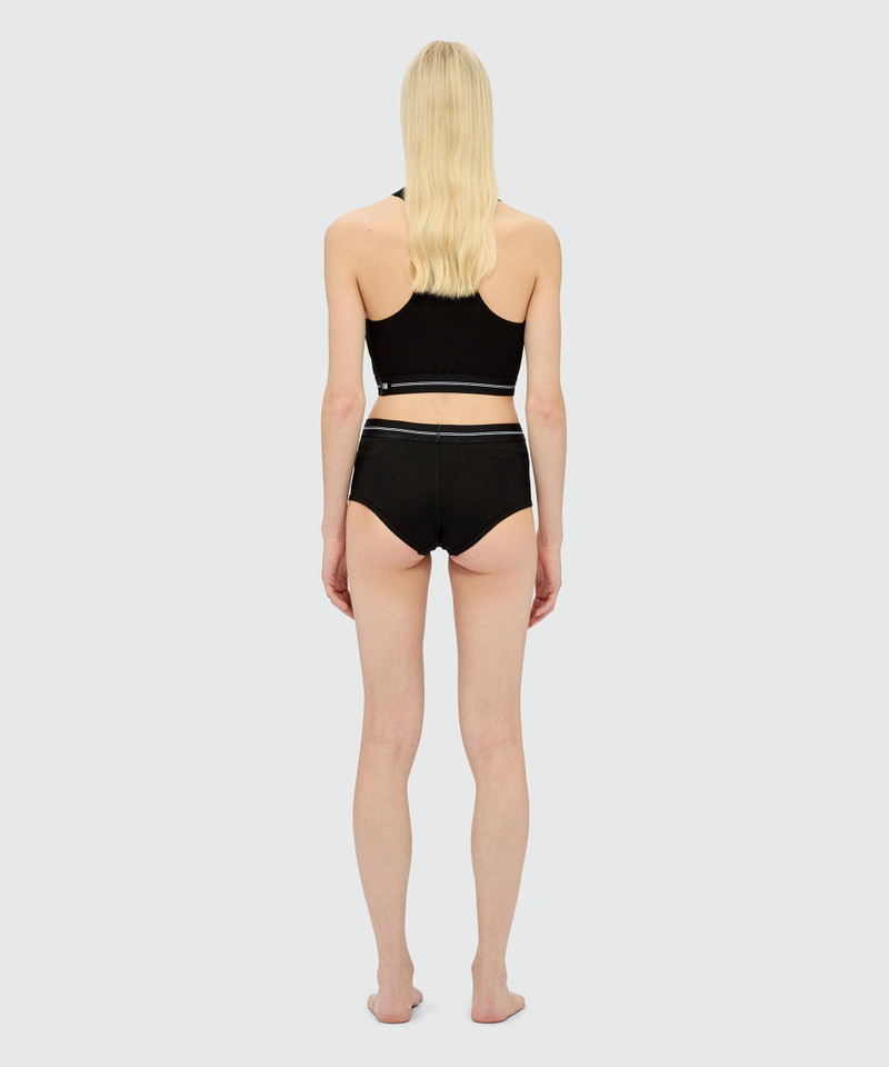 MSGM black jersey briefs with elastic 3