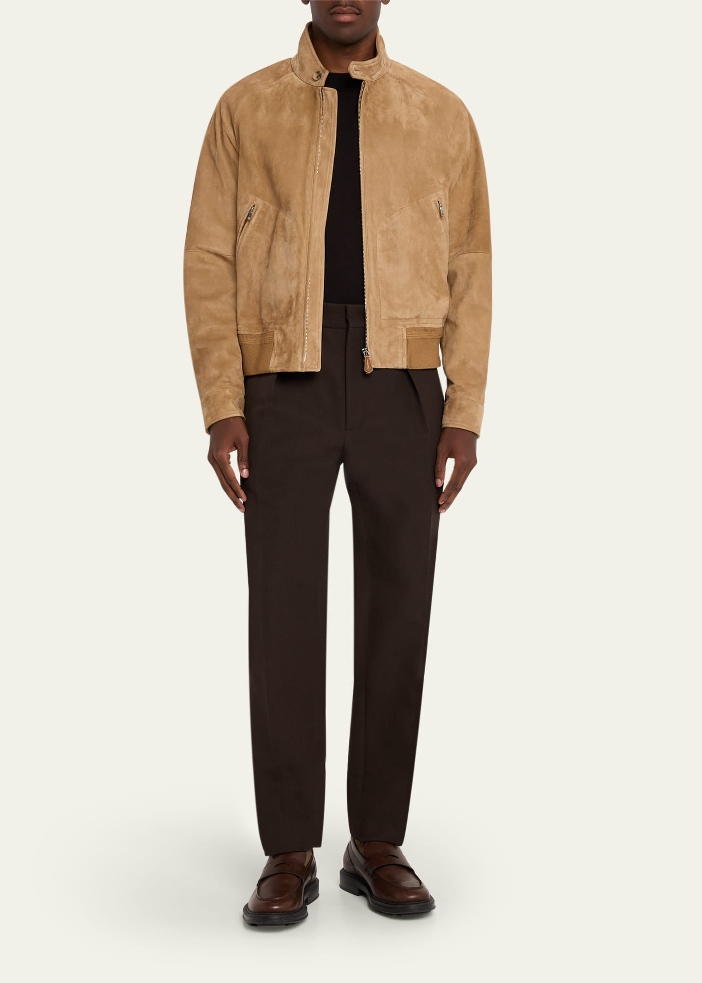 Men's Novak Suede Bomber Jacket - 2