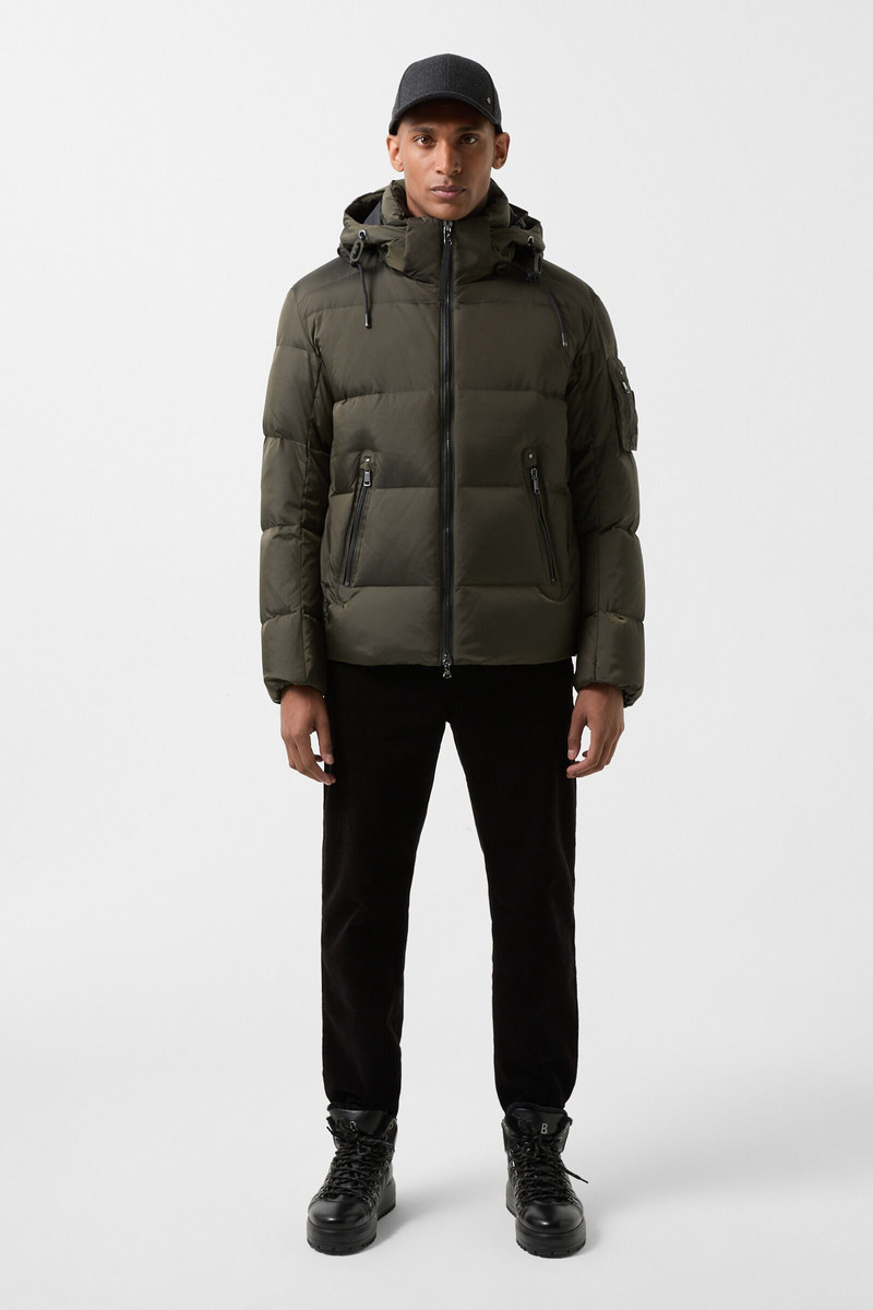 Jamy Down jacket in Olive green 3