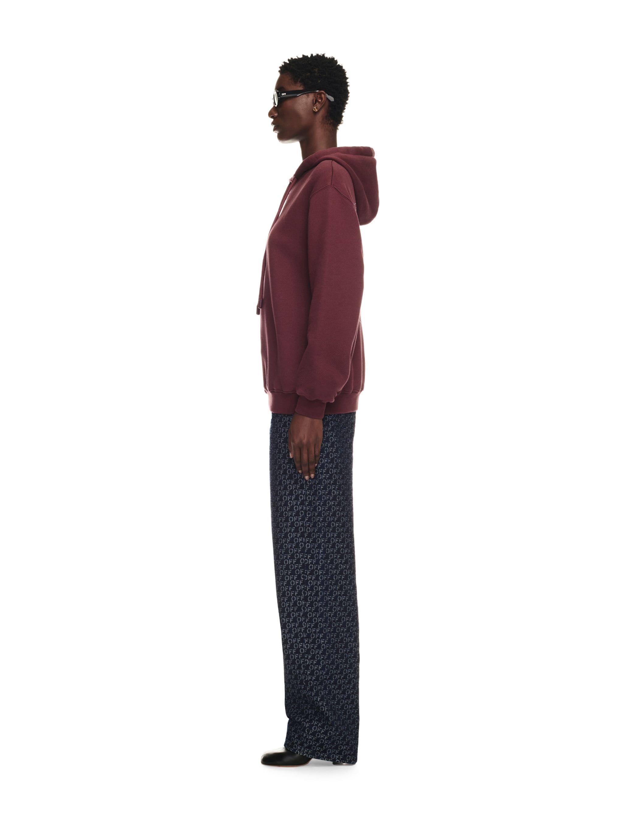 Embr Stitch Arrow Reg Hoodie - 3
