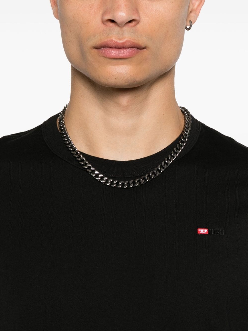 logo-embroidered T-shirt - 5