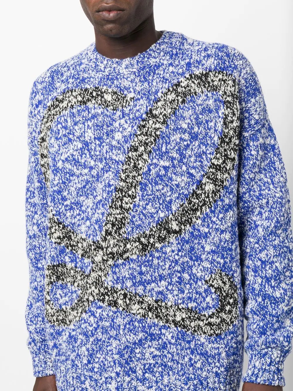 Anagram speckle-knit jumper - 5