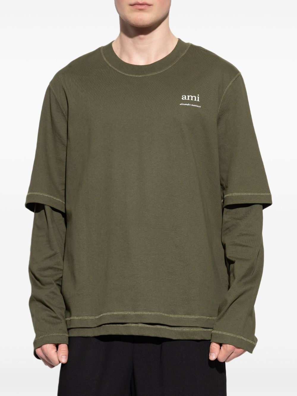 logo-print T-shirt - 3