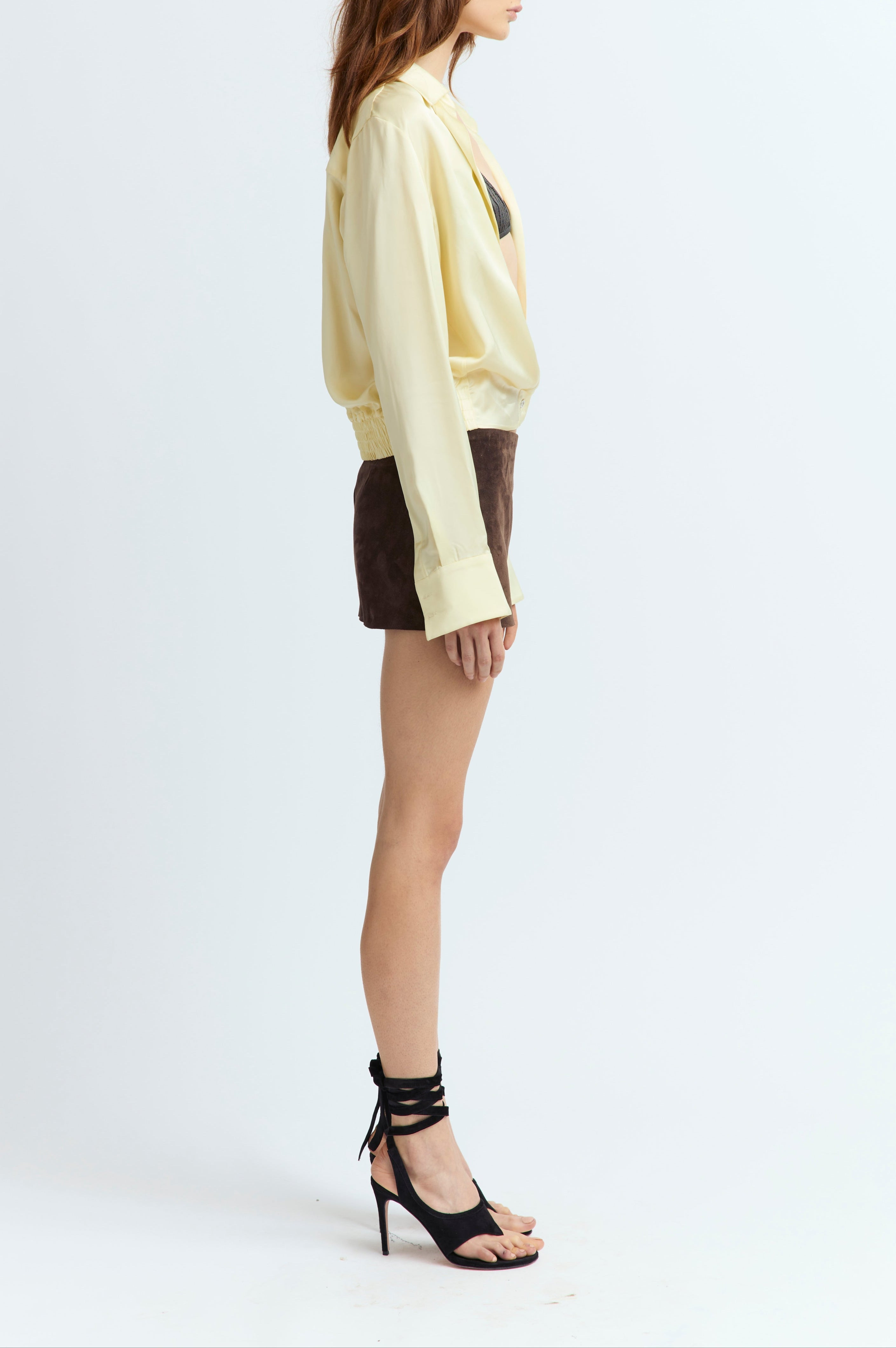 COSETTE SHIRT IN SATIN - 3