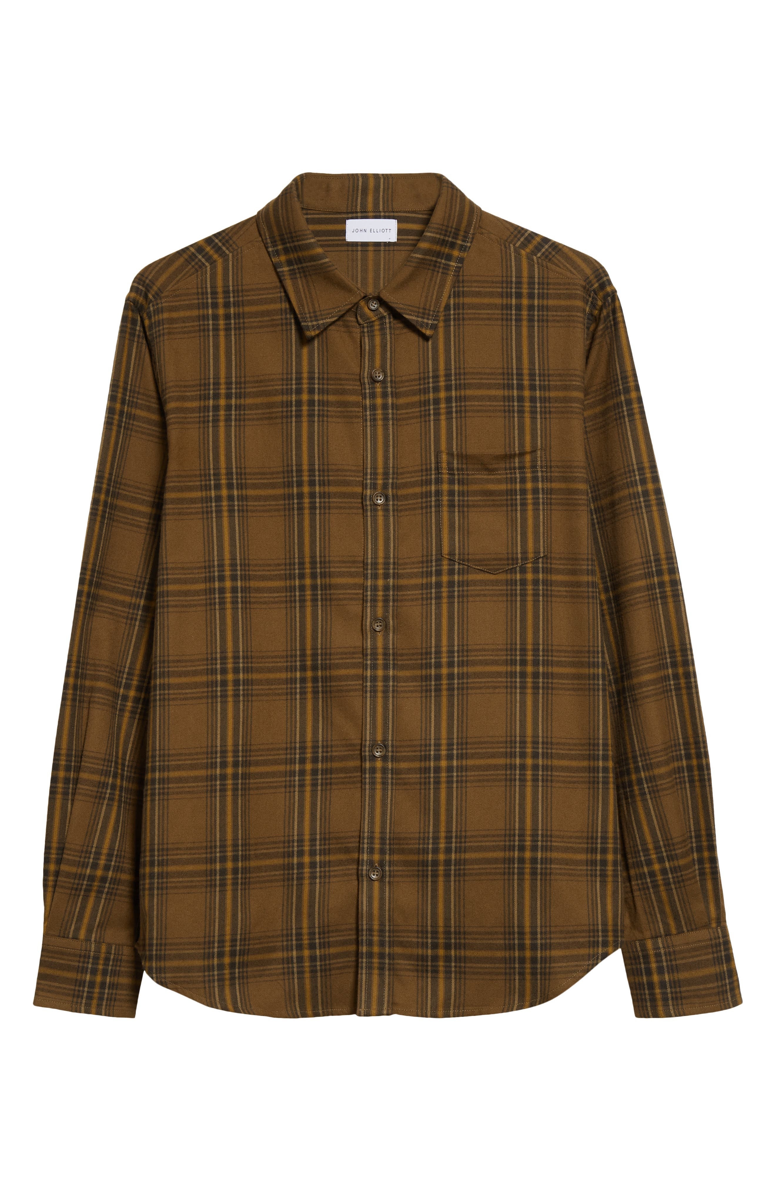Alder Plaid Cotton Flannel Button-Up Shirt - 5