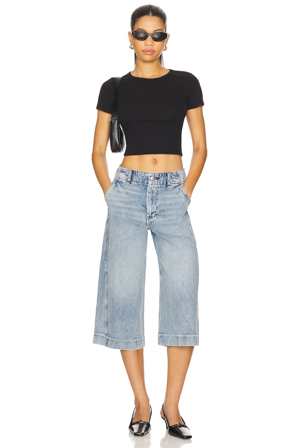 Jamie High Rise Tailored Culotte - 5