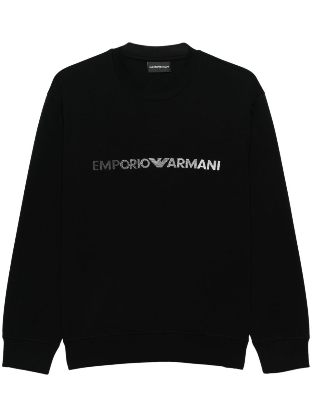 logo-embroidered sweatshirt - 1