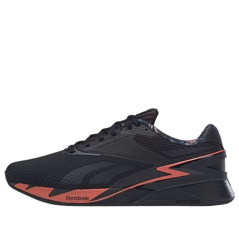 Reebok 나노 X3 '블랙 오렌지 플레어' HP6075 - 1