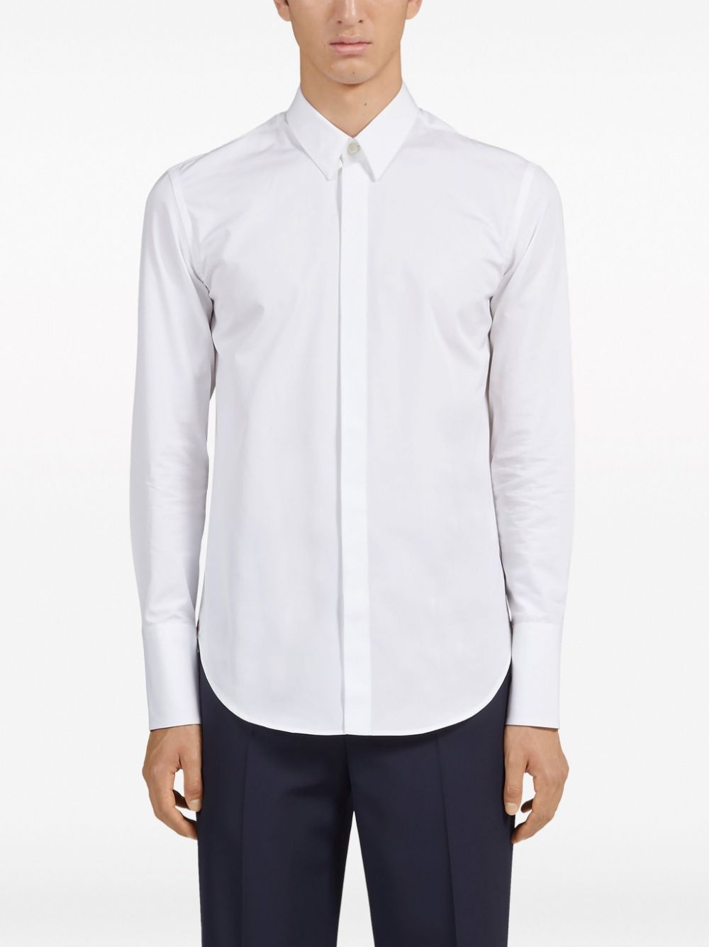 button-down cotton shirt - 3