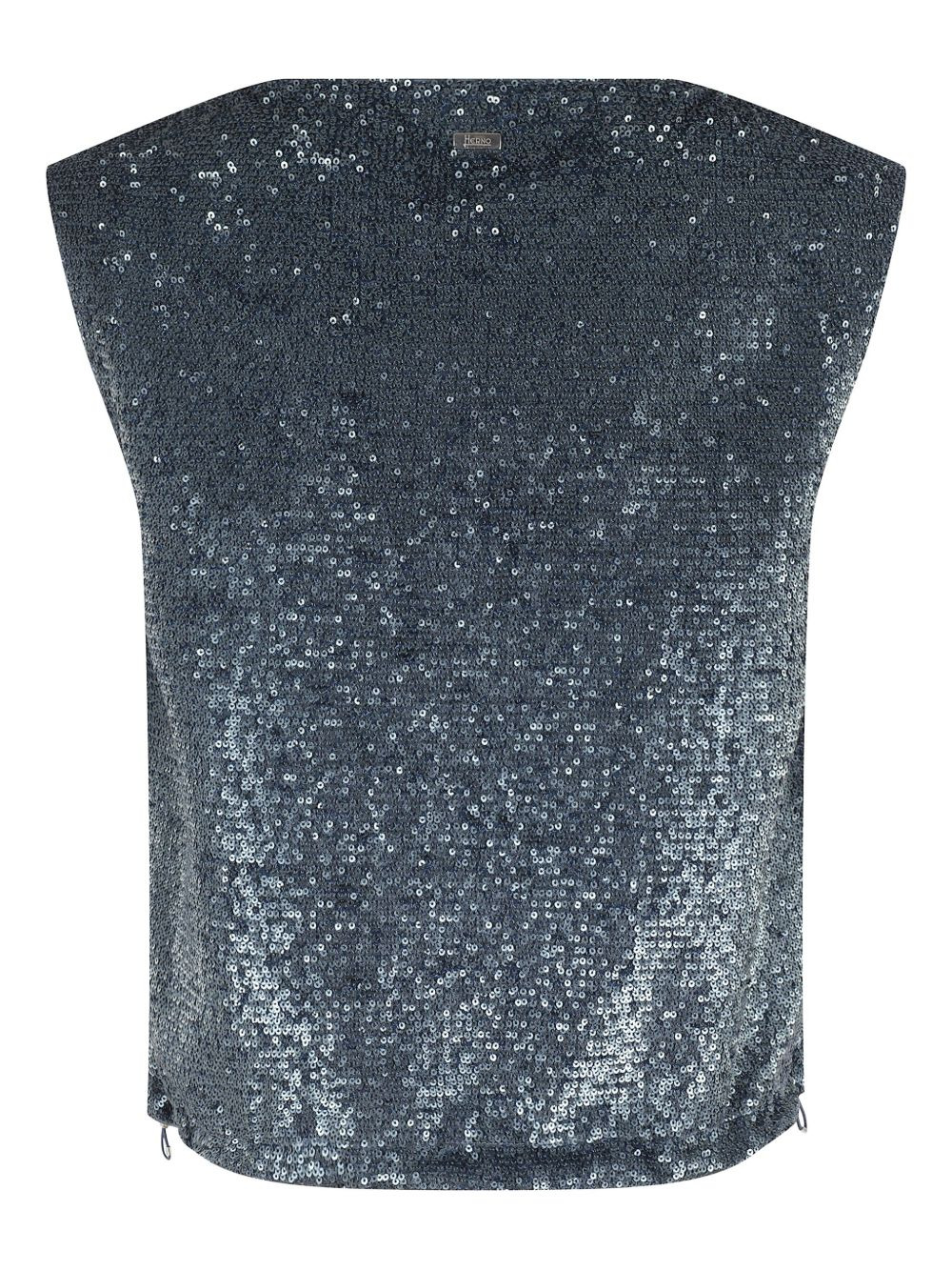 sequin-embellished sleeveless top - 2