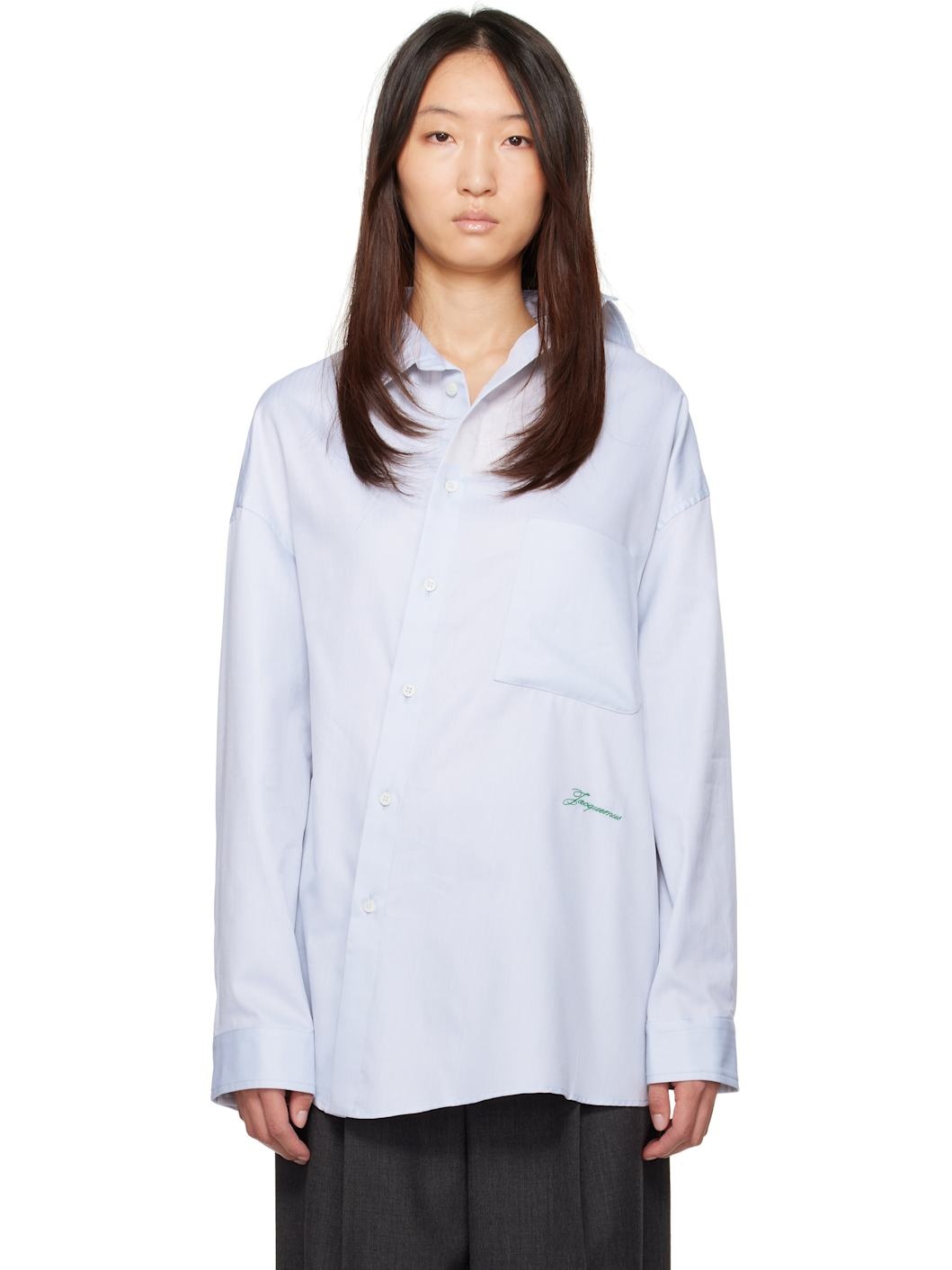 Blue La Croisière 'The Cuadro' Shirt - 1