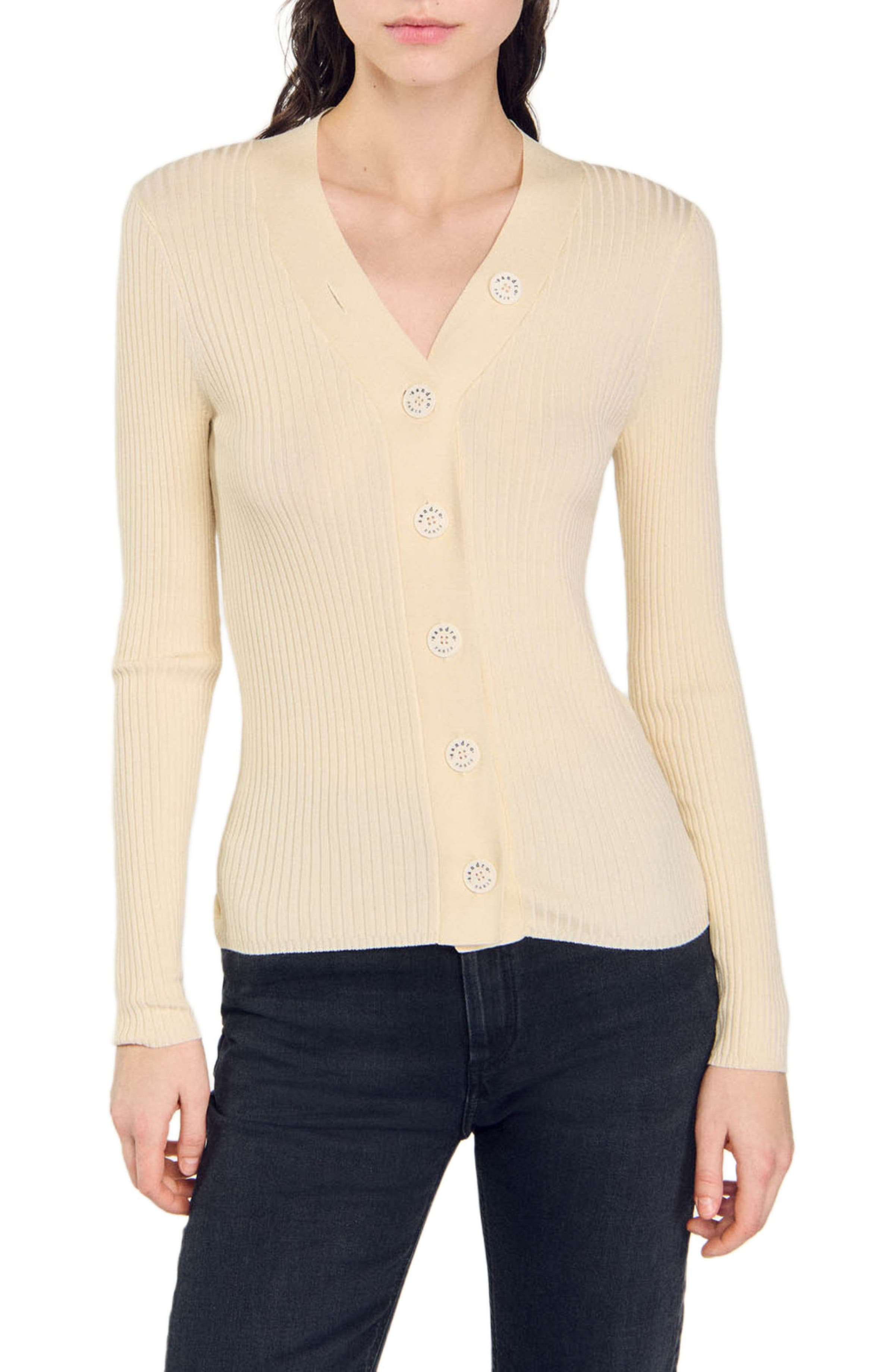 Ribbed Cardigan - 1