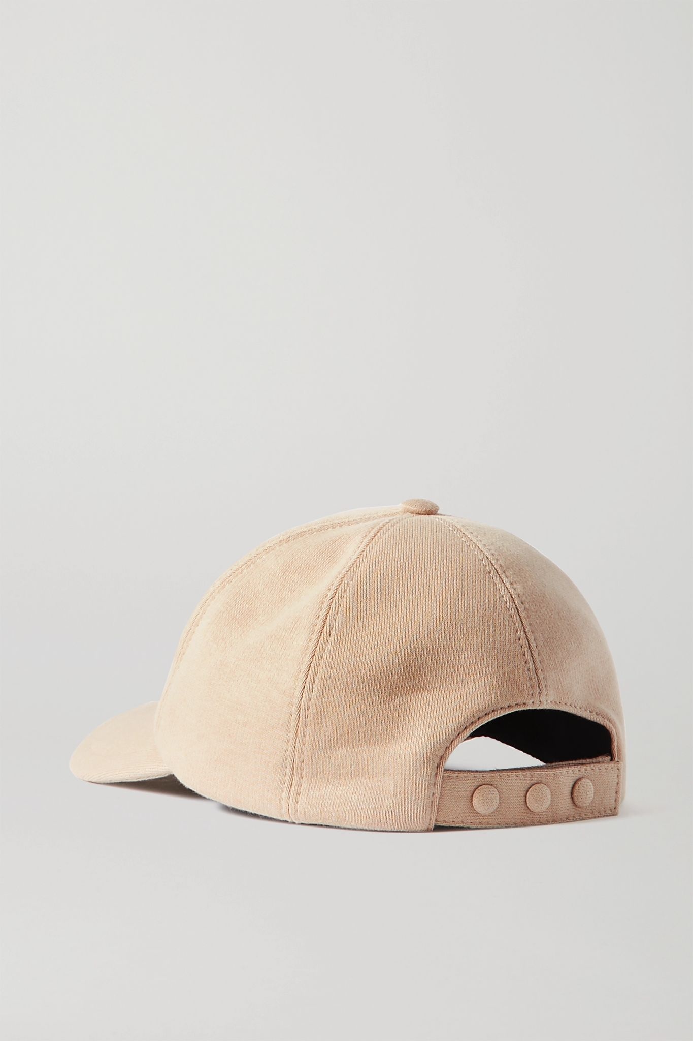 Appliquéd cotton-jersey baseball cap - 3