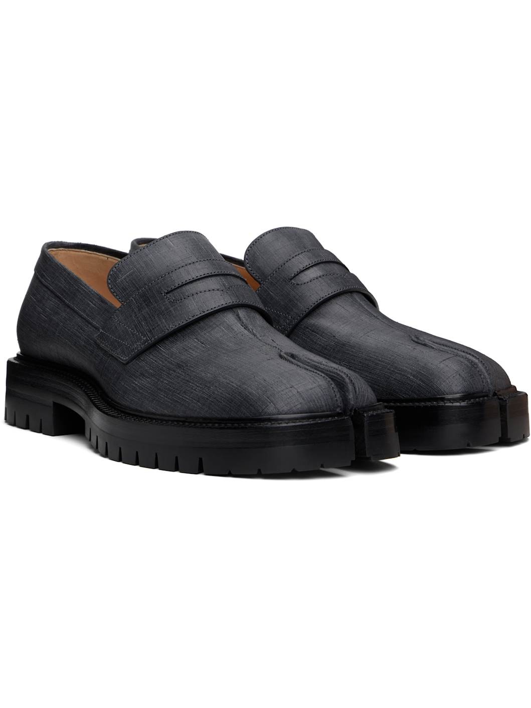 Gray Tabi County Loafers - 4