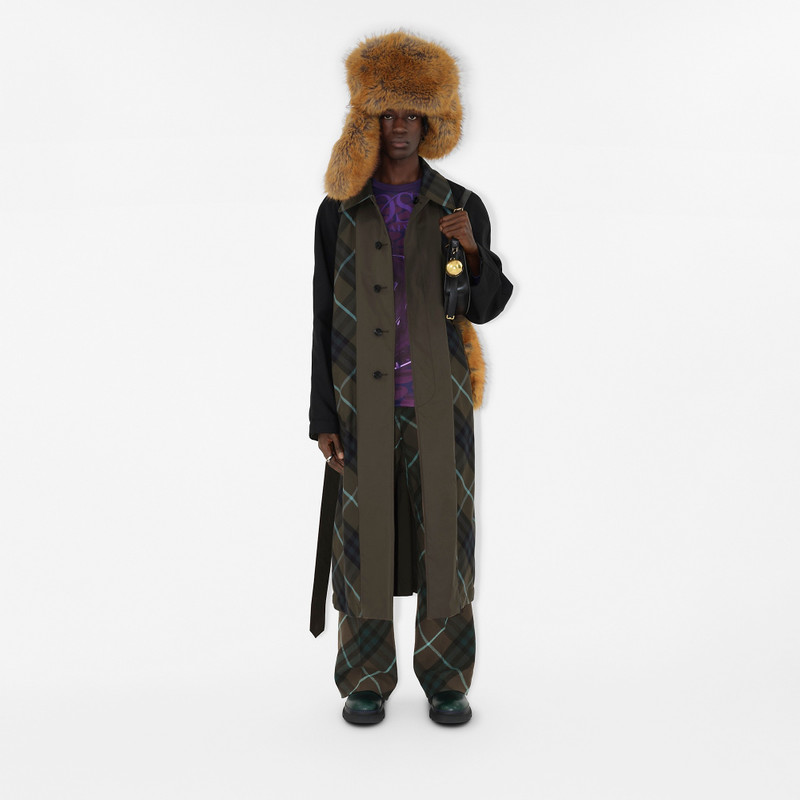 Burberry Check Reversible Car Coat outlook