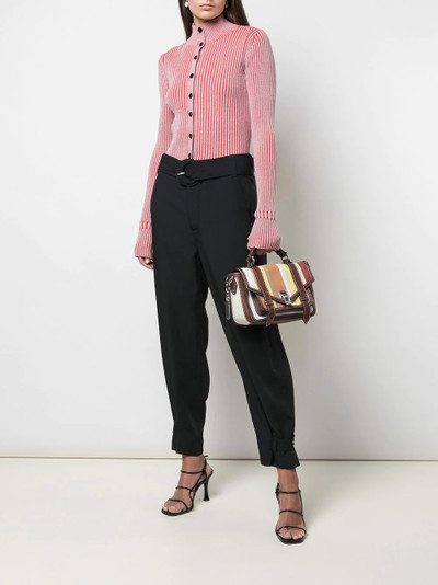 Proenza Schouler Rumpled pique belted pants outlook