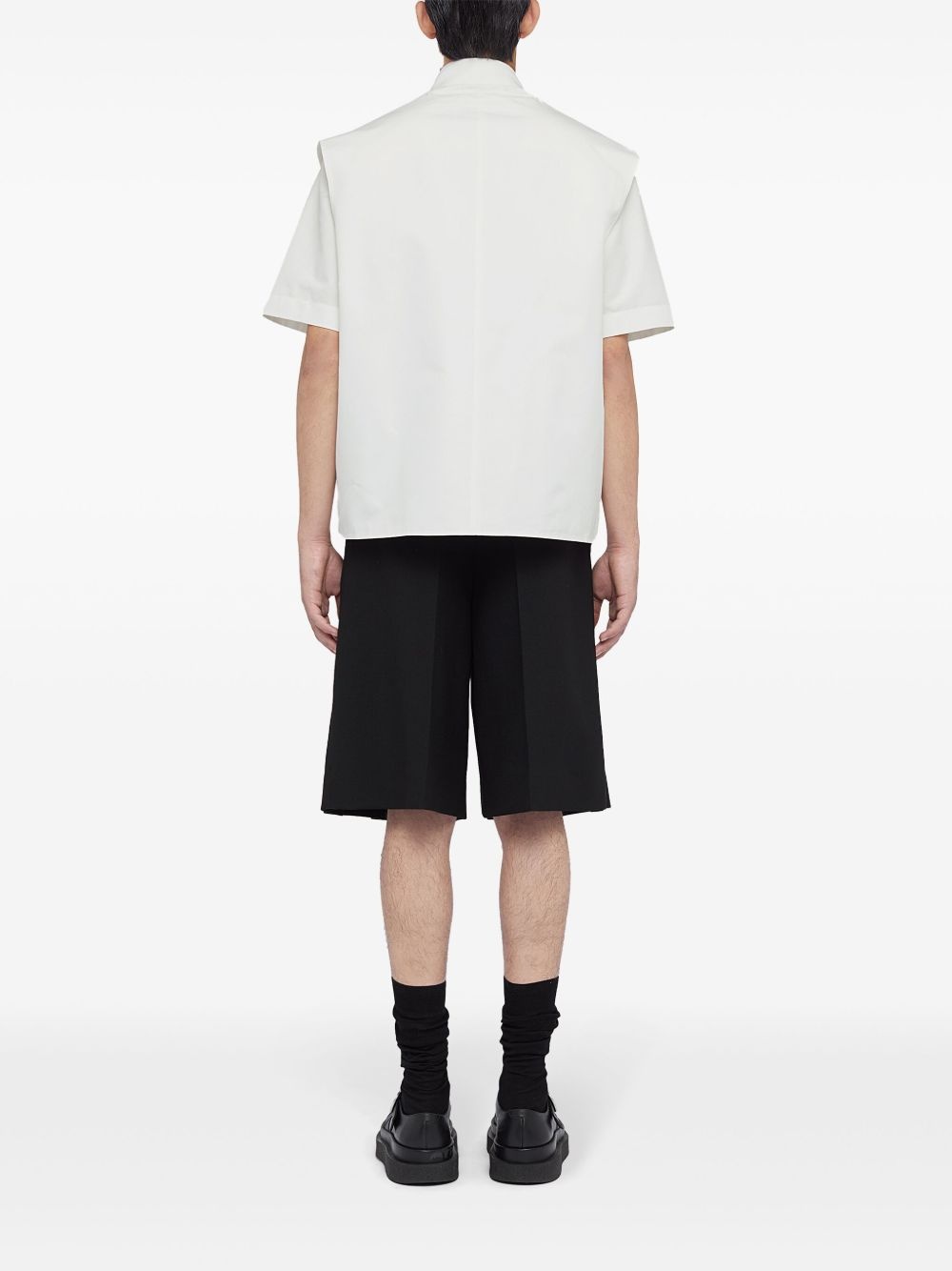 cargo zip-up vest - 3