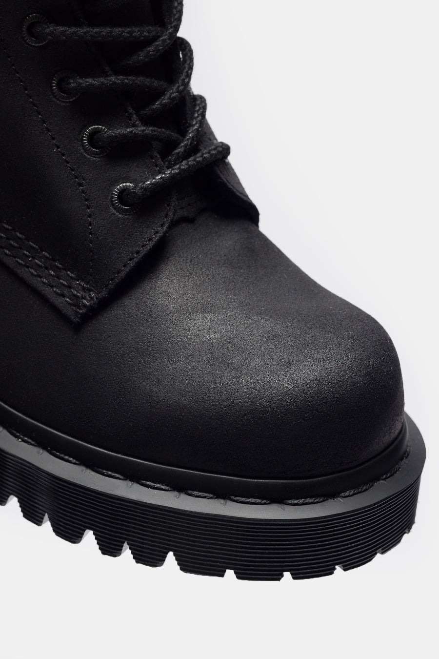 1460 Bex Bump Toe Boot in Black Wax Commander - 7