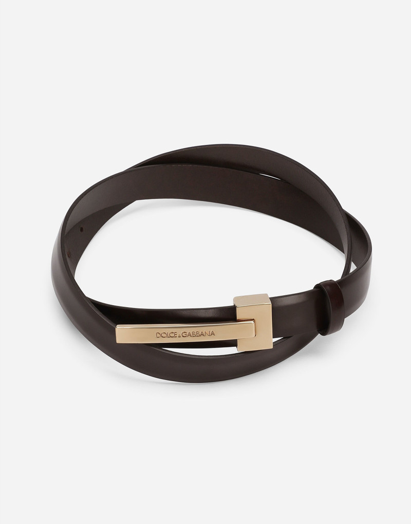 Brushed calfskin belt 6