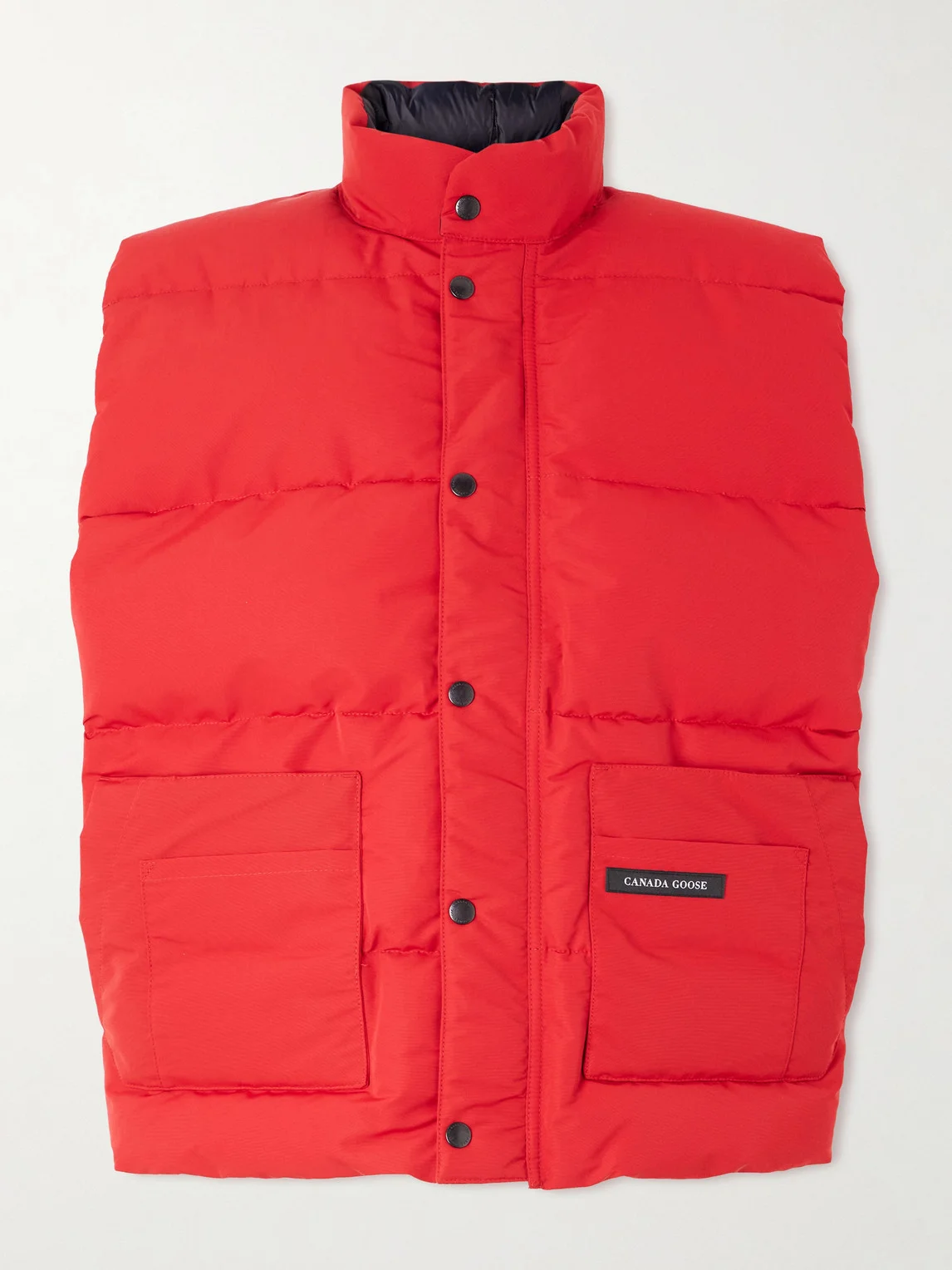 Ledger Quilted Cotton-Blend Down Gilet - 1