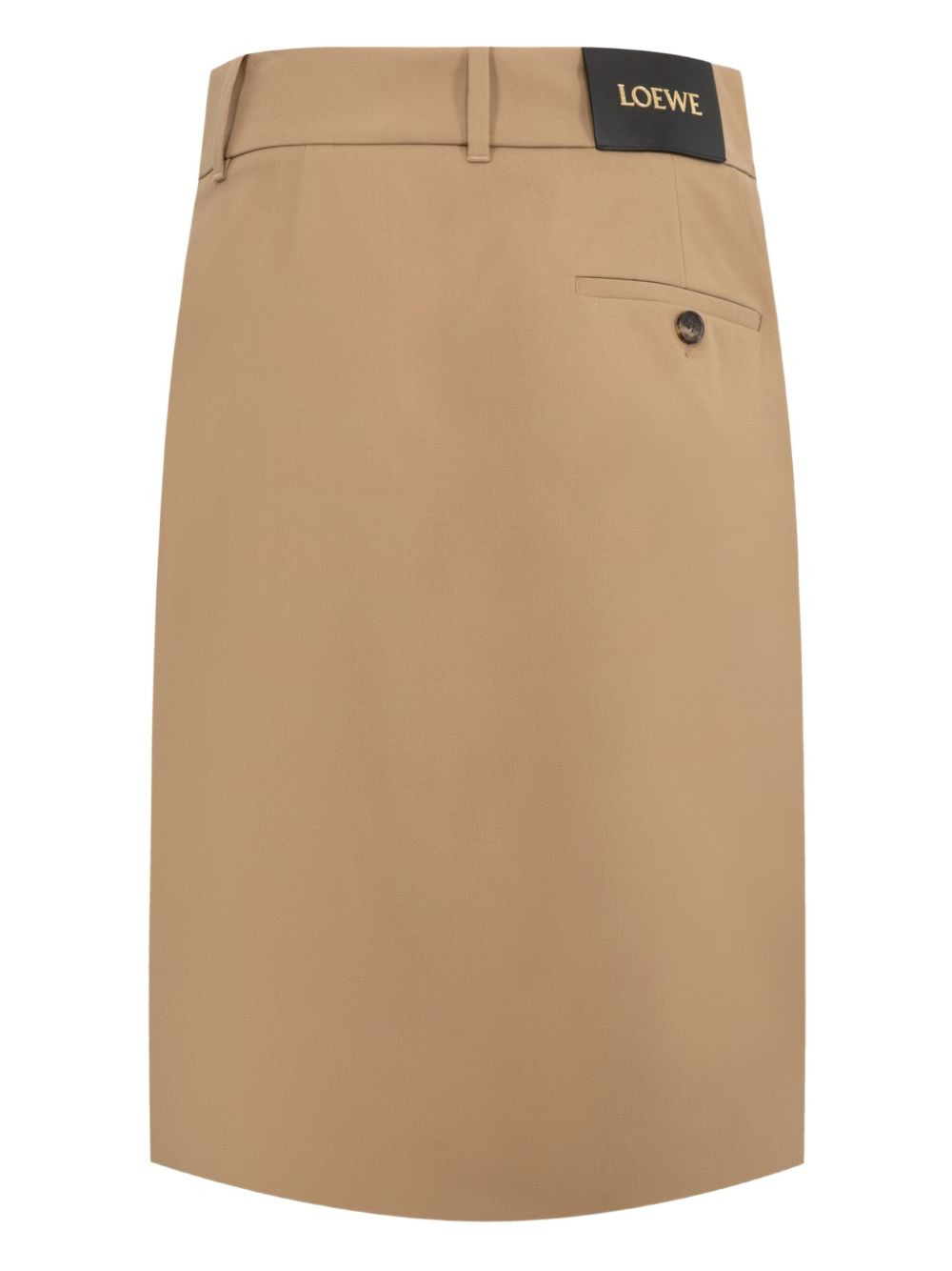 wrap-effect pleated mini skirt - 2