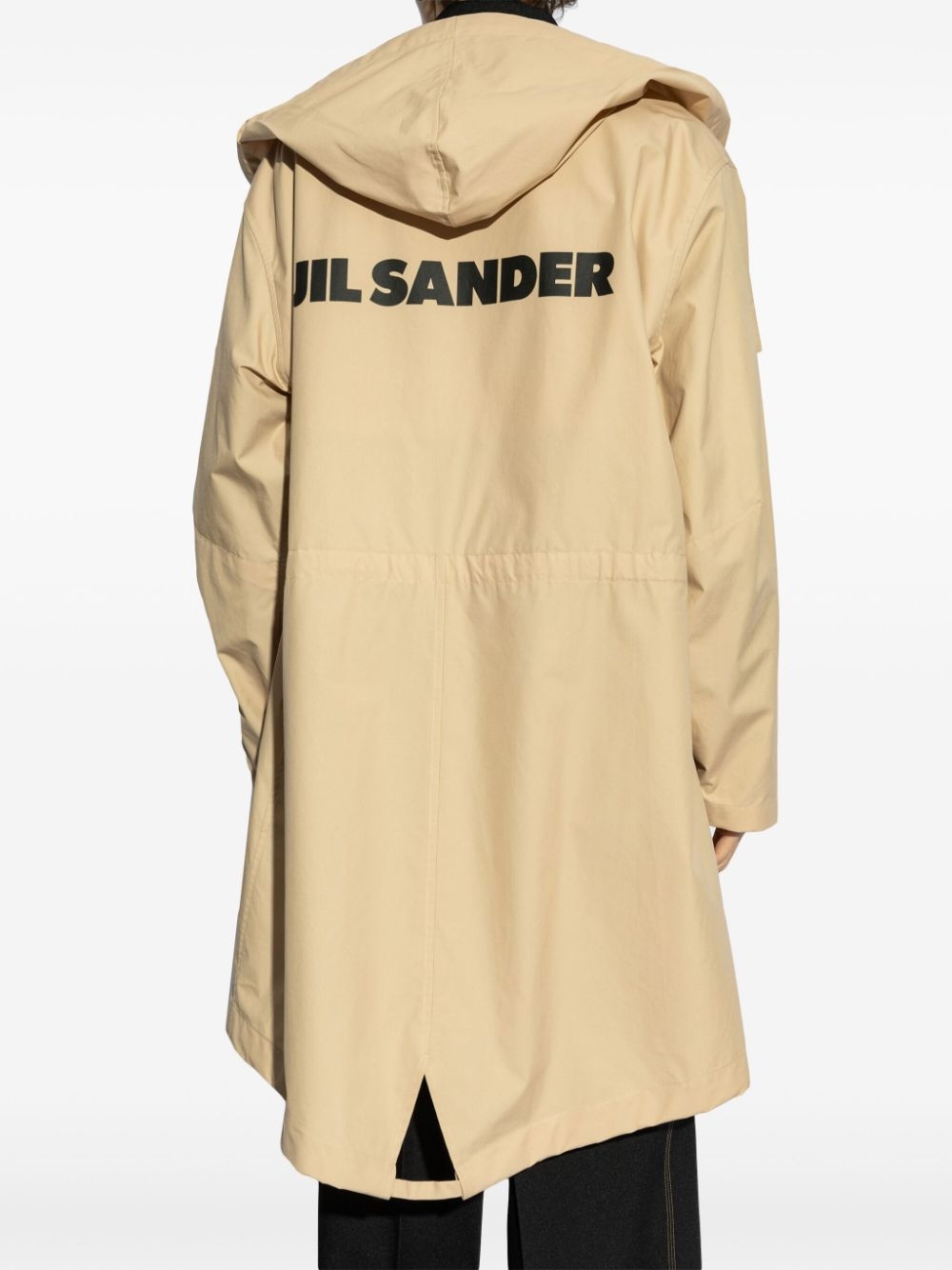 logo-print raincoat - 4